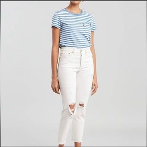 Levi’s White Wedgie Jeans